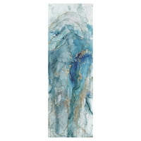 Абстрактен лапис светлинен панел и от Карол Робинсън увити платно изкуство живопис