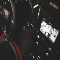 Шевролет Силверадо ХД ЦЦ черен с червен кант килим Автомобилни стелки стелки, по поръчка годни за 2011, 2012,