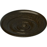 30 од 1 4П Дилар таван медальон, ръчно рисуван камък огнище пращене
