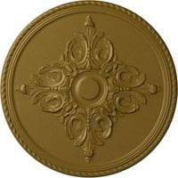 5 8 од 3 4 П Милтън таван медальон, ръчно рисувано злато