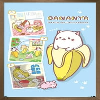 Бананя-Плакат За Стена, 22.375 34 В Рамка