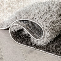 Добре тъкани Лоли Мика ретро зиг-заг модел Жълто сиво 2'7 7'3 бегач 3д текстура шаг площ килим