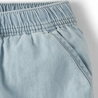 Детски кът Момичета Чамбре плътен еластичен ластик с нефункционален Плажен панталон, размери 4-16