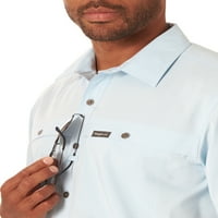 Мъжка риза с къс ръкав На открито