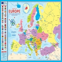 Карта на Европа пъзел от 200 части