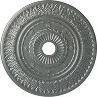 Екена Мелворк 3 4 од 5 8 ИД 1 8 п листо таван медальон, Ръчно рисувана Черна перла
