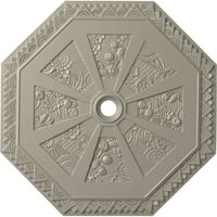 1 8 од 1 4 ид 1 8 п Пролет Осмоъгълен таван медальон, ръчно рисуван перлено бял