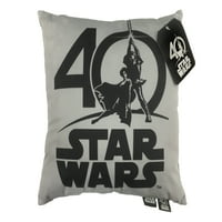 Междузвездни войни 40-та лого декоративна възглавница