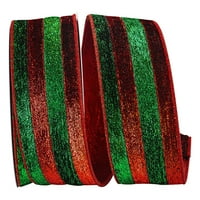 Хартиена метална лента за накъсване, червена и зелена лента, 4в 5д, 1 пакет