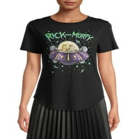 Тениска с графичен Космически кораб на Рик И Морти