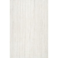 нулум Риго ръчно тъкани Ферма Юта акцент килим, 2' 3 4', на разстояние Бяло